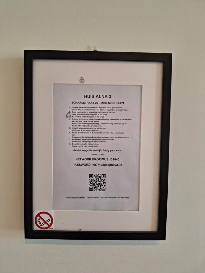 Huis Alna 4 Мехелен Экстерьер фото